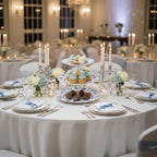 Blue and White Chinoiserie 3 Tier Ceramic Dessert Stand Tray in Blue and White, alternate view 6