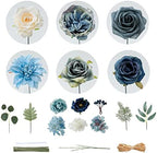Blue Artificial Flowers Combo for Wedding & Home Decor, alternate view 5