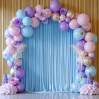 Blue Backdrop Curtain for Wedding Parties Backdrop Drapes 10x10FT in 10FTx10FT in Blue, alternate view 6