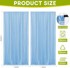 Blue Backdrop Curtain for Wedding Parties Backdrop Drapes 10x8FT in 10FTx8FT in Blue, alternate view 2
