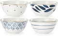 Blue Bay 4-Piece Dessert Bowl Set, 2.00 LB in Blue