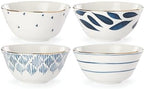 Blue Bay 4-Piece Dessert Bowl Set, 2.00 LB in Blue
