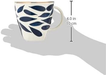 Blue Bay 4-Piece Dessert Mug Set, 2.75 LB in 12 Ounces in Blue, alternate view 3
