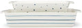 Blue Bay Dinnerware & Serveware Collection, Porcelain Tableware, Rectangular Baker Set, 2-Piece in Multi