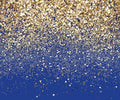 Blue Glitter Backdrop Royal Photo Backdrop for Birthday Party Decoration Graduation Studio Props 12558 (12x10FT)