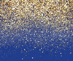 Blue Glitter Backdrop Royal Photo Backdrop for Birthday Party Decoration Graduation Studio Props 12558 (12x10FT)