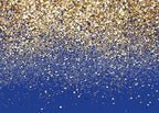 Blue Glitter Backdrop Royal Photo Backdrop for Birthday Party Decoration Graduation Studio Props 12558 (10x8FT)