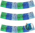Blue Green Fringe Garland Banner 30ft Wall Tinsel Foil Streamers in Blue Green