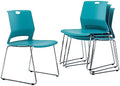 Blue Stacking Chairs-Set of 4
