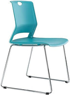 Blue Stacking Chairs-Set of 4, alternate view 4