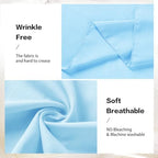 Blue Wedding Arch Draping Fabric Chiffon Fabric, 29in x 18Ft 2 Panels Sheer Chiffon Outdoor Curtain for Wedding, alternate