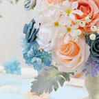Blue&White Artificial Flowers Combo Box Set for Wedding Bouquets Home Decor in Blue&white, alternate view 6