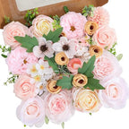 Blush Pink Artificial Flowers Combo for Wedding & Home Decor in Athens Blush Pink