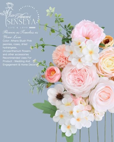 Blush Pink Artificial Flowers Combo for Wedding & Home Decor in Athens Blush Pink, alternate view 2