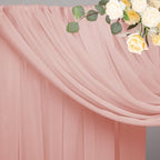 Blush Wedding Arch Draping Fabric Backdrop Drapes Sheer 28.7"x 20FT, alternate view 4