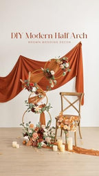 Boho Artificial Flowers Greenery Deluxe Combo, Burnt Orange in Beg-boho & Rust, alternate view 4