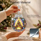 Book Christmas Tree Ornament Crystal Glass 3 * 3.3 in for Xmas Tree Décor, alternate view 3