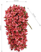 Bougainvillea Artificial Flowers for Outdoors Fake Plants Fall Autumn Decor, 2 pcs Faux Long Trailing Vines UV, alternate