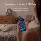 Breez 2 Smart Sleep and Cooling Fan for Bedroom & White Noise Machine in White Finish, alternate view 6