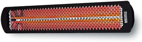 Bromic Tungsten Smart Heat 2000W Electric Patio Heater - Single Element Infrared, 220V-240V, Black Finish, alternate view 3