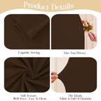 Brown Arch Backdrop Cover 6.6FT, Brown Arch Covers Stretchy Backdrop in 6.6FT in Brown, alternate view 4