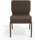 Brown Dot 21" W Stacking Church Chair, 4-Pack, alternate view 5