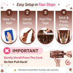 Brown Tinsel Backdrop, 4 Pack 3.3 x 6.6 ft Foil Fringe Curtains in 3.3 x 6.6 ft, alternate view 5
