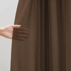 Brown Wedding Arch Draping Fabric Sheer Curtain Drapes 2 Panels | 20ft Extra Long Shimmery Tan Backdrop Curtains, alternate