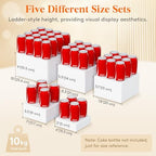 Buffet Risers, 6 Pcs Plastic Dessert Table Display Set, White in 6" x 7" x 7.8'' in White, alternate view 2