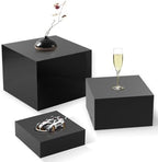 Buffet Risers, Food Display Risers for Party, Black Food Risers for Buffet Dessert Table, Risers for Display