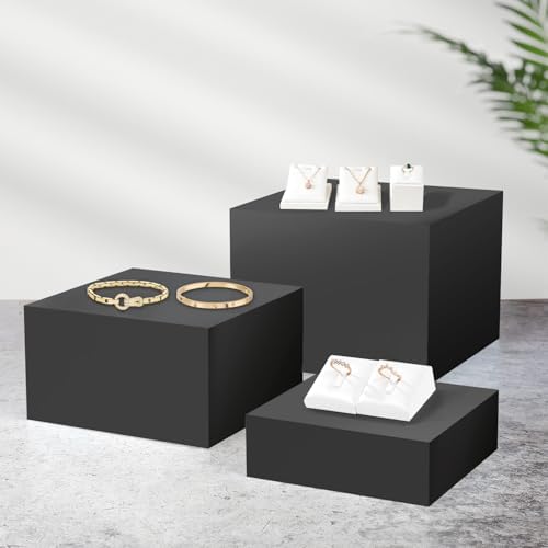 Buffet Risers, Food Display Risers for Party, Black Food Risers for Buffet Dessert Table, Risers for Display, alternate view