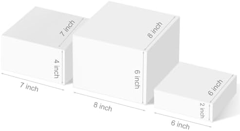 Buffet Risers, Food Display Risers for Party, White Food Risers for Buffet Dessert Table, Risers for Display, alternate view