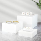 Buffet Risers, Food Display Risers for Party, White Food Risers for Buffet Dessert Table, Risers for Display, alternate view