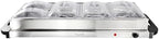 Buffet Server & Food Warmer with 5 Removable Sectional Trays, Heated Warming Tray and Removable Tray Frame in, alternate view