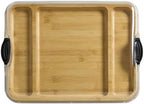 Build-a-Board Cutting Board with Three Compartments and Clear Locking Lid for Charcuterie, Snacks, and More, alternate view 5