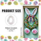 Bunny Ears Easter Door Cover 35x71 Inches Polyester in 35x71 Inches, alternate view 3