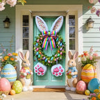 Bunny Ears Easter Door Cover 35x71 Inches Polyester in 35x71 Inches, alternate view 6