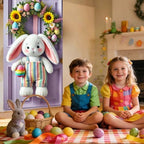 Bunny Sunflower Door Cover Polyester 70.87x35 In, alternate view 5