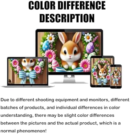 Bunny Wreath Easter Door Banner 35x71 Inches Polyester in 35x71 Inches, alternate view 7