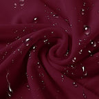 Burgundy Chair Cover, 12PCS Waterproof Stretch Polyester Spandex, Universal Fit Protector for Dining, Outdoor, alternate view