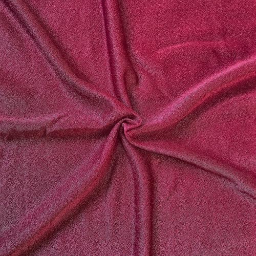 Burgundy Wedding Arch Draping Fabric - 31" x 20FT Sheer Chiffon Panel - Wrinkle-Free Backdrop Drapery for, alternate view 5