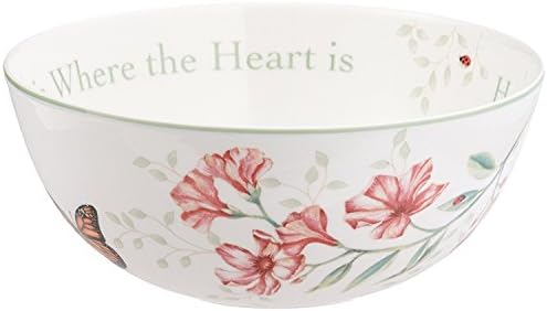Butterfly Meadow "Home Is Where The Heart Is" Serving Bowl, alternate view 4
