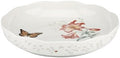 Butterfly Meadow Low Serve Bowl, White