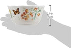 Butterfly Meadow Melamine All-Purpose Bowls, Salad Bowl Set for 4 in 4 Count in White, alternate view 3