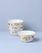 Butterfly Meadow Melamine All-Purpose Bowls, Salad Bowl Set for 4 in 4 Count in White, alternate view 5