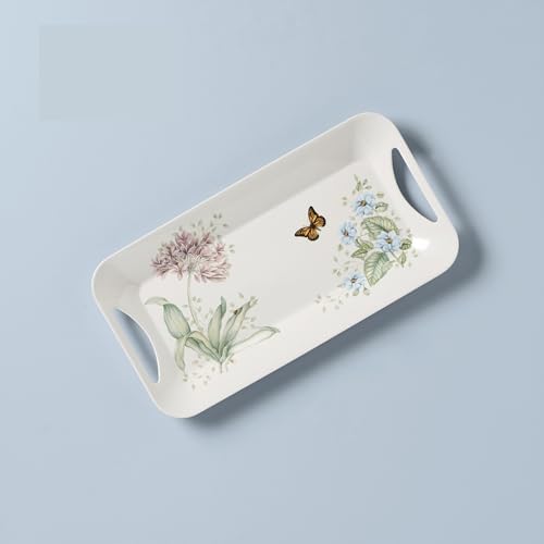 Butterfly Meadow Melamine Serving Tray in 1 Count (Pack of 1) in Multicolor, alternate view 3