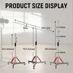 C Stand with Boom Arm, 10ft/300cm Heavy Duty Photography Light Stand, alternate view 6