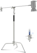 C Stand with Boom Arm Pro 100% Stainless Steel, Max 10.8ft/330cm