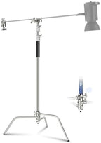 C Stand with Boom Arm Pro 100% Stainless Steel, Max 10.8ft/330cm