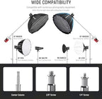 C Stand with Boom Arm Pro 100% Stainless Steel, Max 10.8ft/330cm, alternate view 3